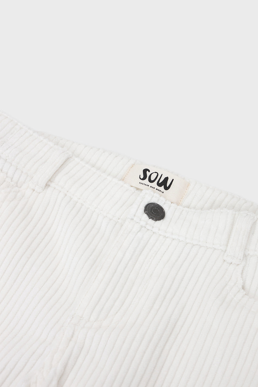 Corduroy Straight Leg Pant
