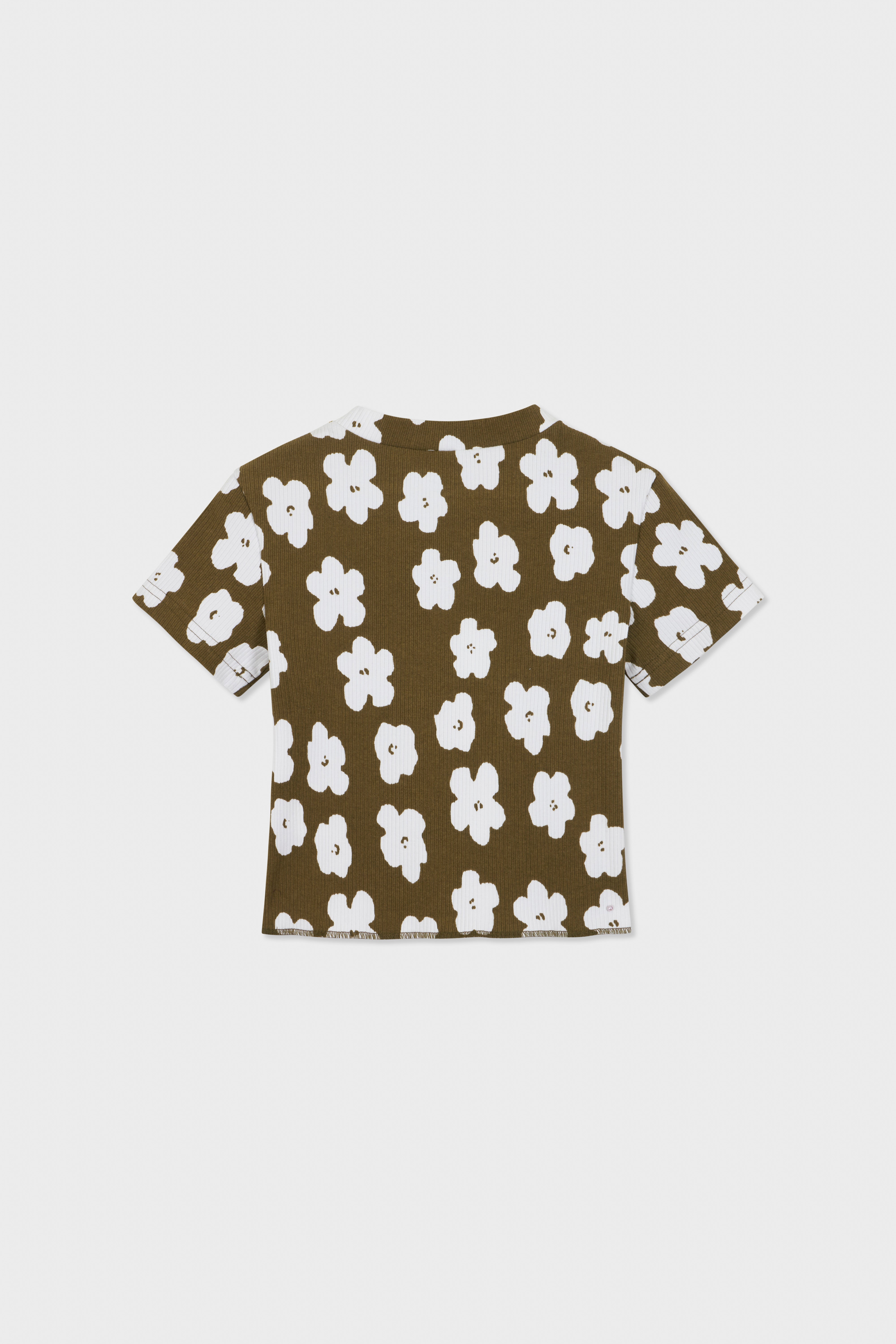 color_olive with flower print