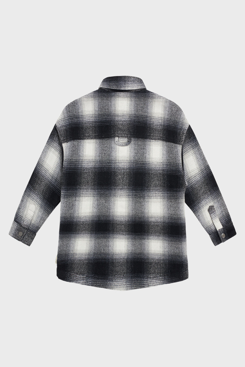 #Color_black shadow plaid