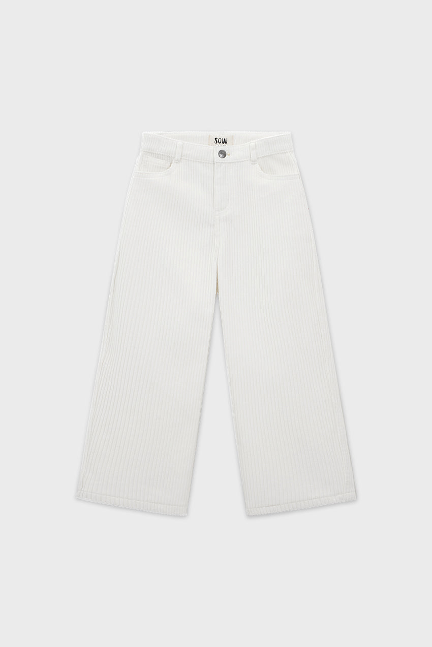 Corduroy Straight Leg Pant