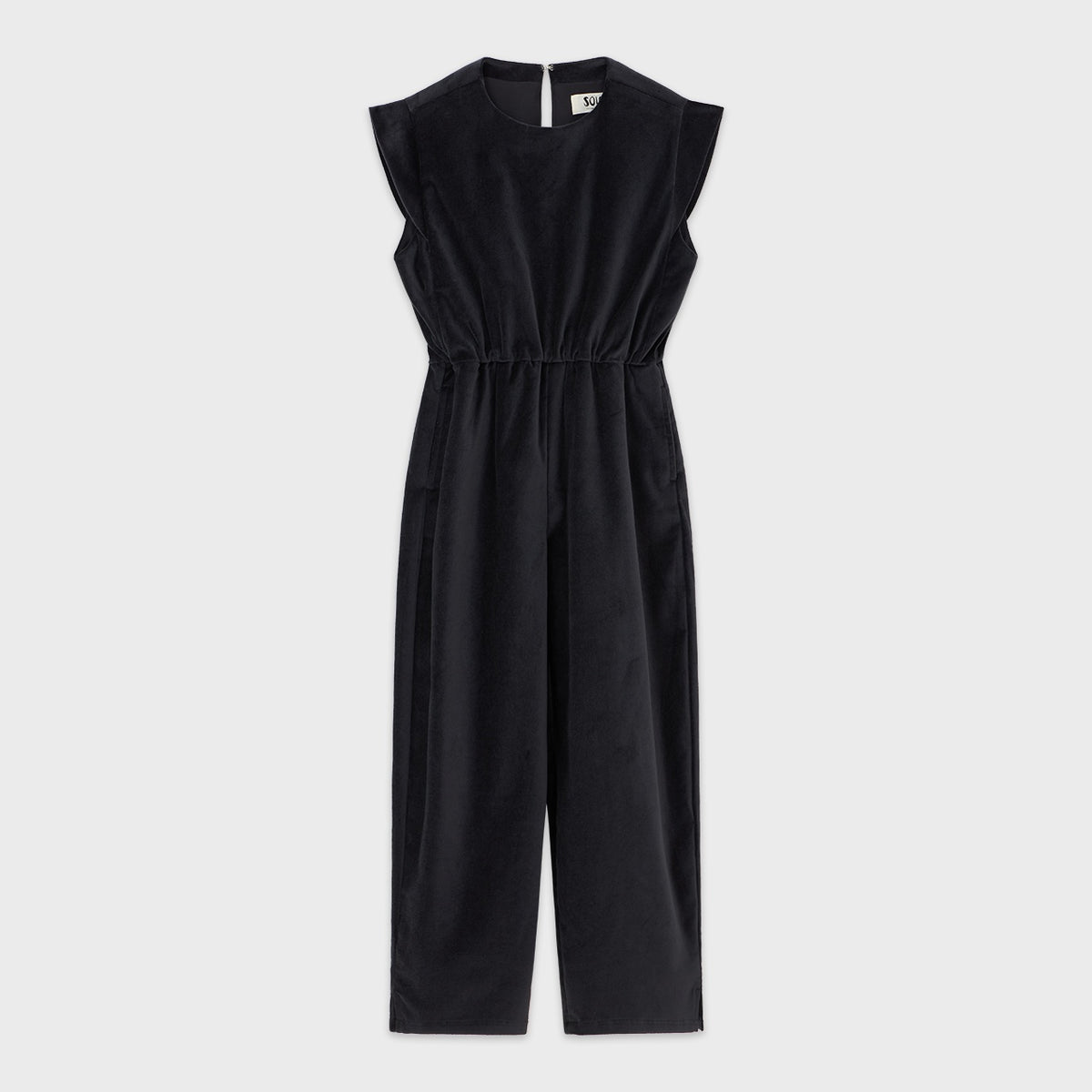 Cotton Velvet Jumpsuit