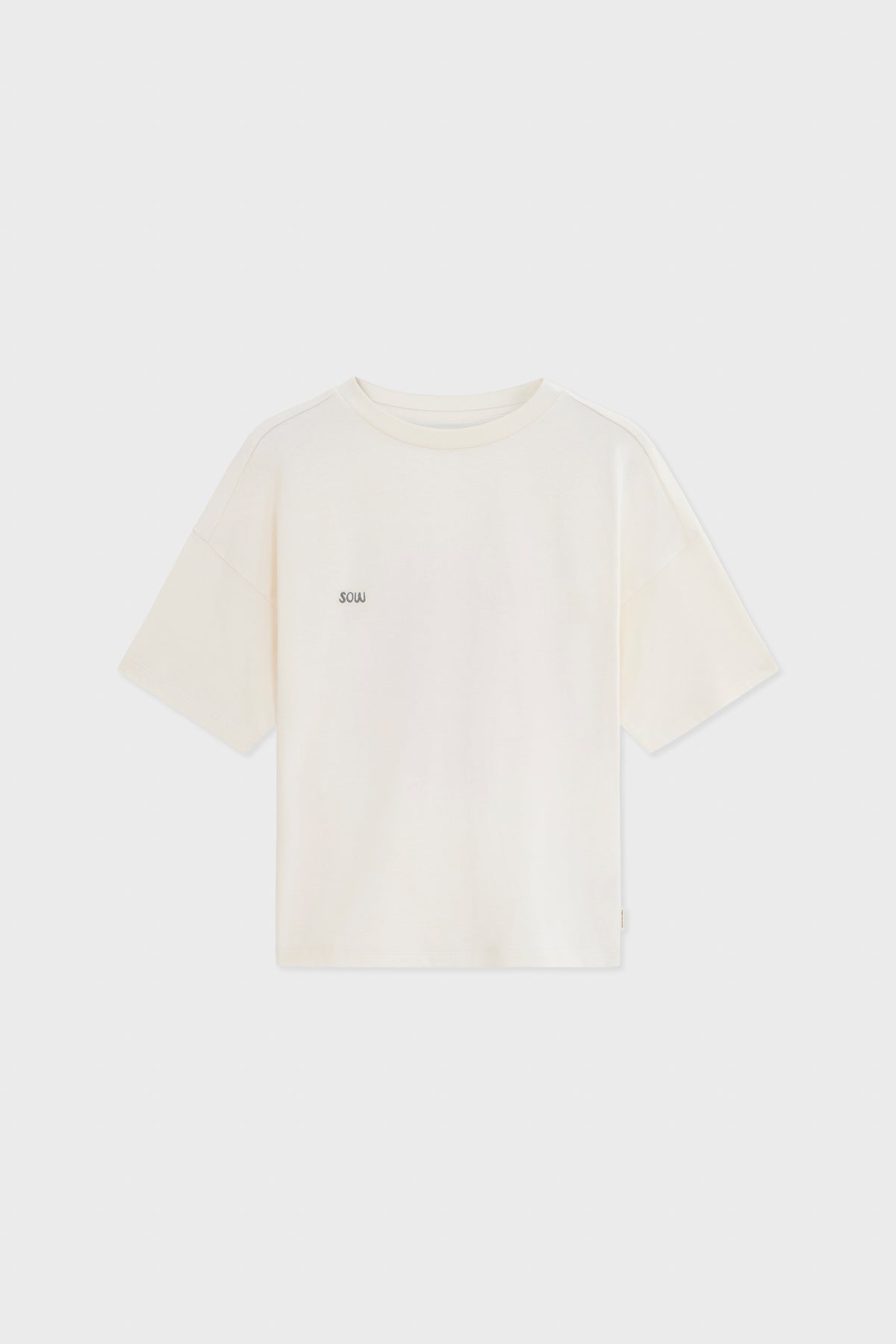 Relaxed Organic Cotton T-Shirt With Wildflower Market Print