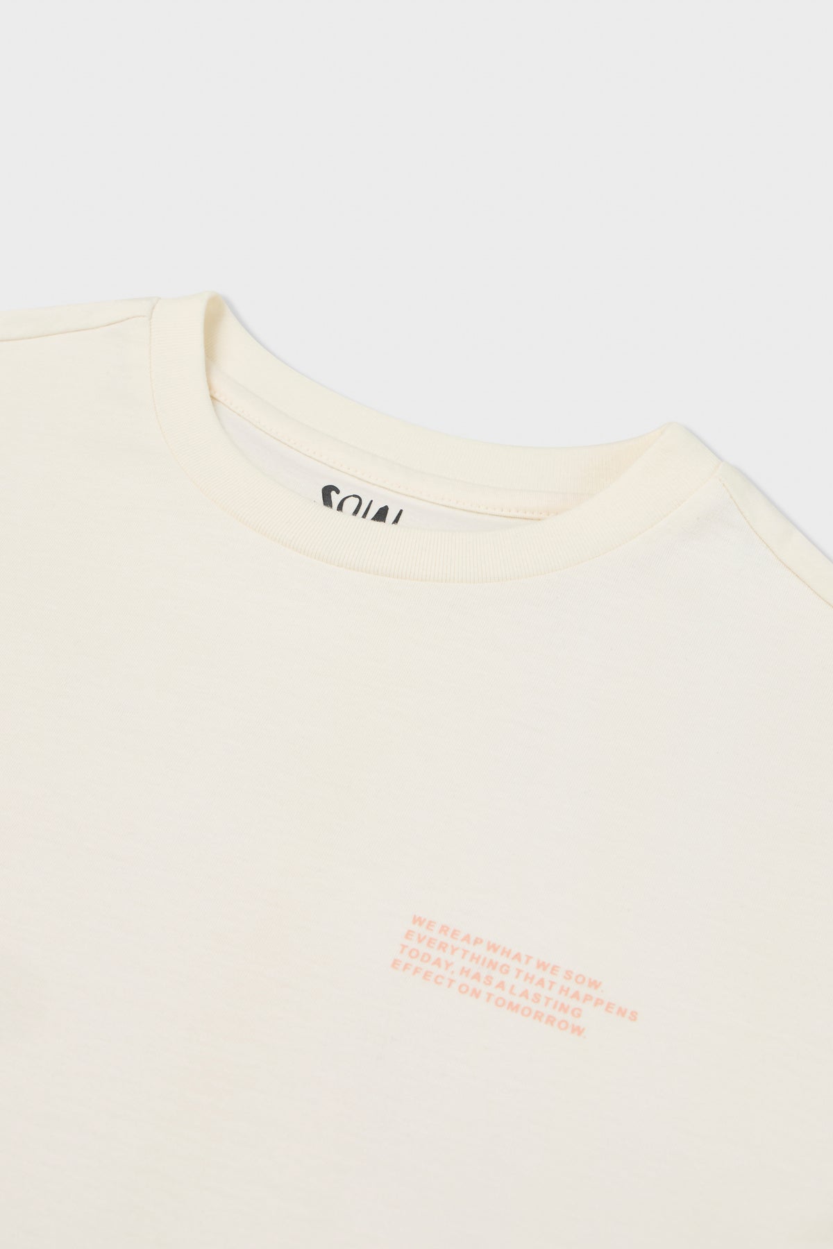 Relaxed Organic Cotton T-Shirt With Sun Print